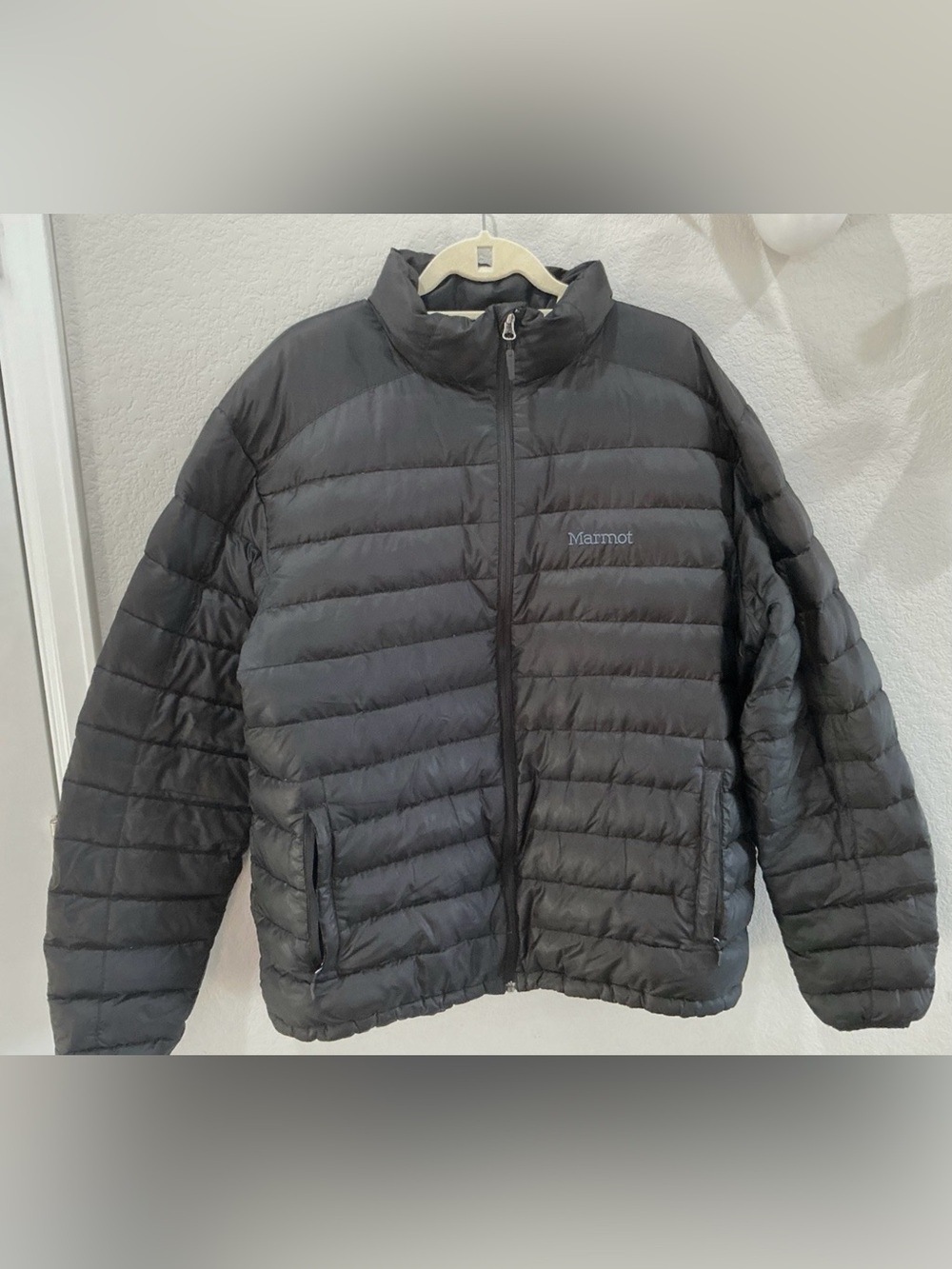 Marmot jacket Azos Down Men’s Size XXL Black 700 Fill Downb